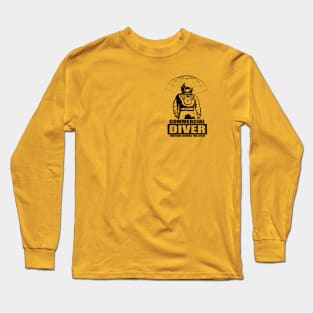 Commercial Diver (Small logo) Long Sleeve T-Shirt